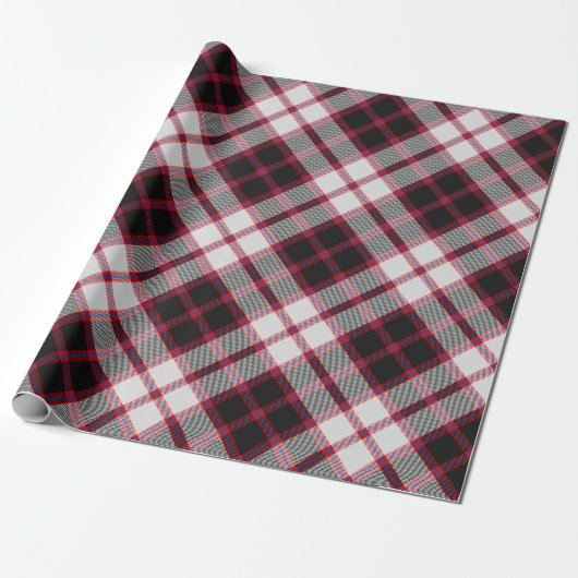 Clan MacPherson Jacht Tartan Wrapping Papier (Uitgerold)