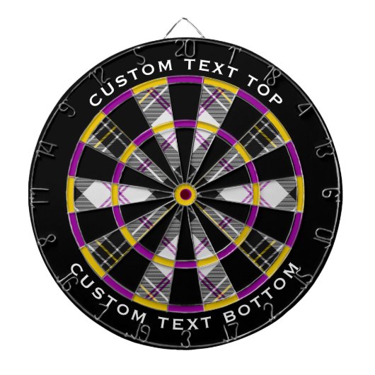 Clan MacPherson Jurk Tartan Dart Board Dartbord (Voorkant)