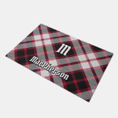 Clan MacPherson Jurk Tartan Deurmat (Schuin)