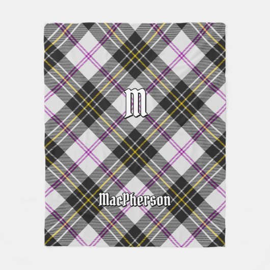 Clan MacPherson Jurk Tartan Fleece Deken (Voorkant)
