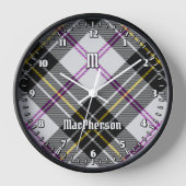 Clan MacPherson Jurk Tartan Grote Klok (Voorkant)