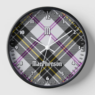 Clan MacPherson Jurk Tartan Grote Klok
