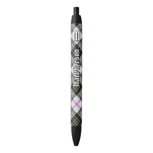 Clan MacPherson Jurk Tartan Ink Pen (Voorkant Verticaal)