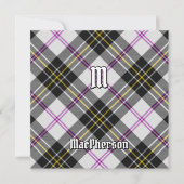 Clan MacPherson Jurk Tartan Kaart (Voorkant)