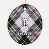 Clan MacPherson Jurk Tartan Keramisch Ornament (Links)