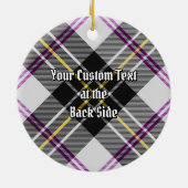 Clan MacPherson Jurk Tartan Keramisch Ornament (Achterkant)