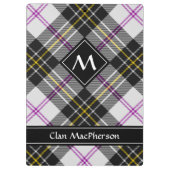 Clan MacPherson Jurk Tartan Klembord (Achterkant)