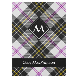 Clan MacPherson Jurk Tartan Klembord