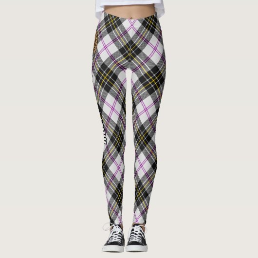 Clan MacPherson Jurk Tartan Leggings (Voorkant)
