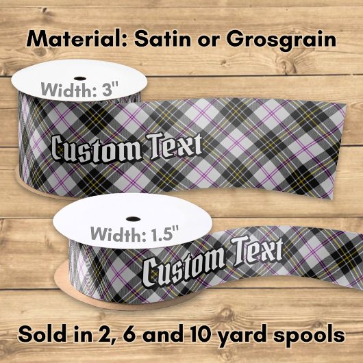 Clan MacPherson Jurk Tartan Satijnen Lint