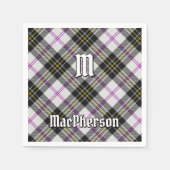 Clan MacPherson Jurk Tartan Servetten (Voorkant)