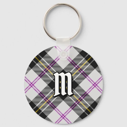 Clan MacPherson Jurk Tartan Sleutelhanger (Voorkant)