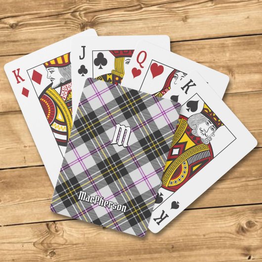 Clan MacPherson Jurk Tartan Speelkaarten