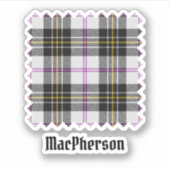 Clan MacPherson Jurk Tartan Sticker (Voorkant)