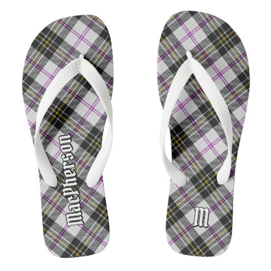 Clan MacPherson Jurk Tartan Teenslippers (Voetbed)