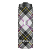 Clan MacPherson Jurk Tartan Thermische Tumbler Thermosbeker (Voorkant)