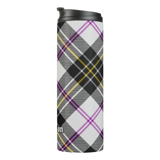 Clan MacPherson Jurk Tartan Thermische Tumbler Thermosbeker (Geroteerd rechts)
