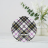 Clan MacPherson Jurk Tartan Uitnodiging (Staand voorkant)