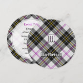 Clan MacPherson Jurk Tartan Uitnodiging (Voorkant / Achterkant)