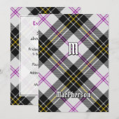 Clan MacPherson Jurk Tartan Uitnodiging (Voorkant / Achterkant)