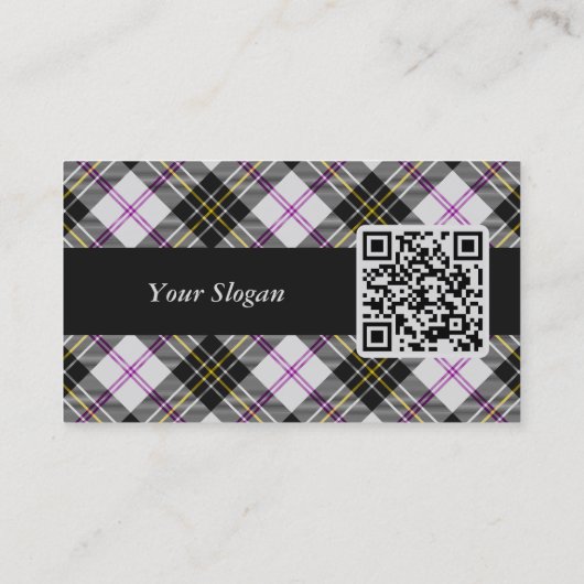 Clan MacPherson Jurk Tartan Visitekaartje (Achterkant)