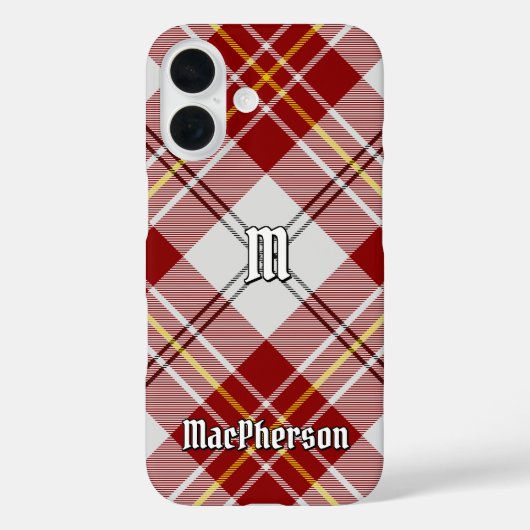 Clan MacPherson Rode Jurk Tartan Case-Mate iPhone Case (Achterkant)
