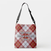 Clan MacPherson Rode Jurk Tartan Crossbody Tas (Achterkant)