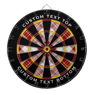Clan MacPherson Rode Jurk Tartan Dart Board Dartbord