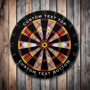 Clan MacPherson Rode Jurk Tartan Dart Board Dartbord