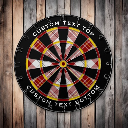Clan MacPherson Rode Jurk Tartan Dart Board Dartbord
