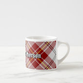 Clan MacPherson Rode Jurk Tartan Espresso Cup Kop (Rechts)
