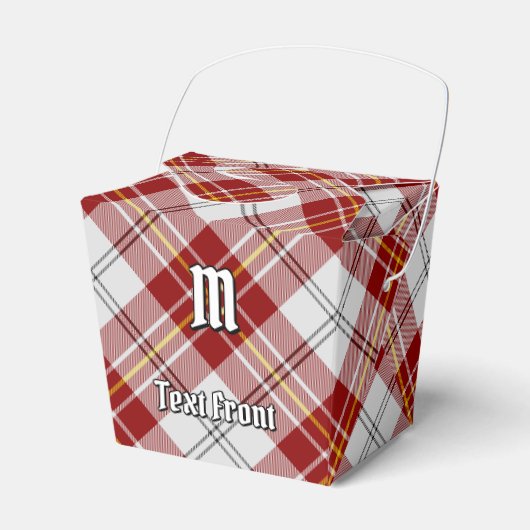 Clan MacPherson Rode Jurk Tartan Favor Box Bedankdoosjes (Voorkant Zijde)