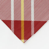 Clan MacPherson Rode Jurk Tartan Fleece Deken (Hoek)