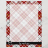 Clan MacPherson Rode Jurk Tartan Flyer (Voorkant)