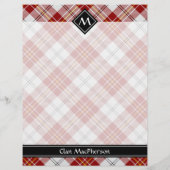 Clan MacPherson Rode Jurk Tartan Flyer (Achterkant)