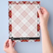 Clan MacPherson Rode Jurk Tartan Flyer (Hand)