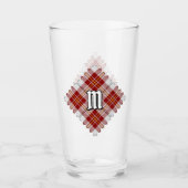 Clan MacPherson Rode jurk Tartan Glas (Voorkant)