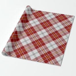Clan MacPherson Rode Jurk Tartan Inpakpapier