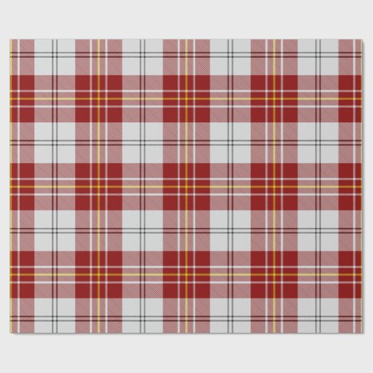 Clan MacPherson Rode Jurk Tartan Inpakpapier (Vlak)