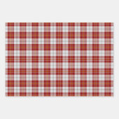 Clan MacPherson Rode Jurk Tartan Inpakpapier Vel (Voorkant)