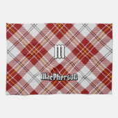 Clan MacPherson Rode Jurk Tartan Keukenhanddoek (Horizontaal)