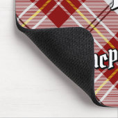 Clan MacPherson Rode Jurk Tartan Muismat (Hoek)