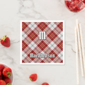 Clan MacPherson Rode Jurk Tartan Servetten (Insitu)
