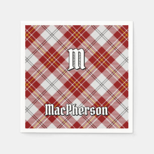 Clan MacPherson Rode Jurk Tartan Servetten