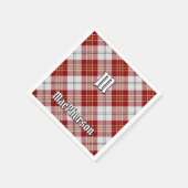 Clan MacPherson Rode Jurk Tartan Servetten (Hoek)