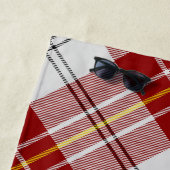 Clan MacPherson Rode Jurk Tartan Strandlaken (In situ)