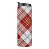 Clan MacPherson Rode Jurk Tartan Thermische Tumble Thermosbeker (Geroteerd rechts)