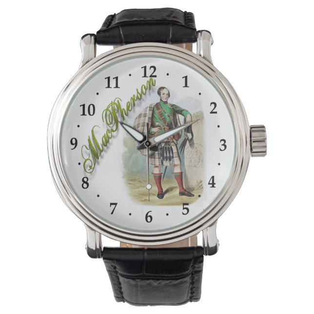 Clan MacPherson Scottish Dream Watch Horloge (Voorkant)