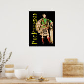 Clan MacPherson Scottish Highland Dream Poster (Keuken)