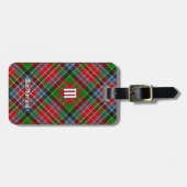 Clan MacPherson Tartan-Bagagelabel Bagagelabel (Voorkant horizontaal)